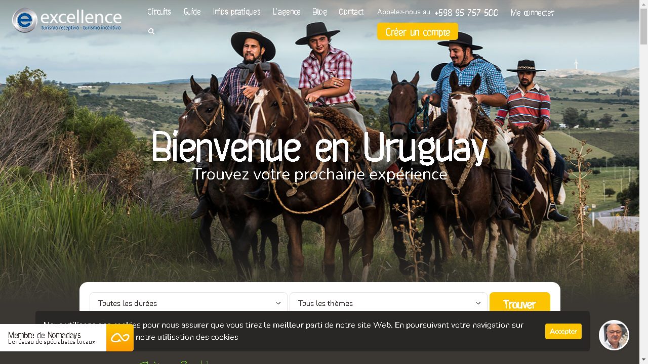 Capture d'écran de https://www.voyageuruguay.com